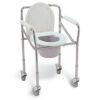 Commode Chair Aluminum with Wheel China